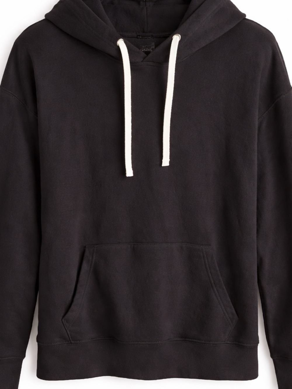 Buffalo David Bitton Black Lightweight Hoodie Pullover Long Sleeve - Size Large